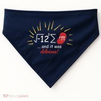 Math Equation Teachers Funny Quote On Them USA-Made Doggie Bandana thumb 0