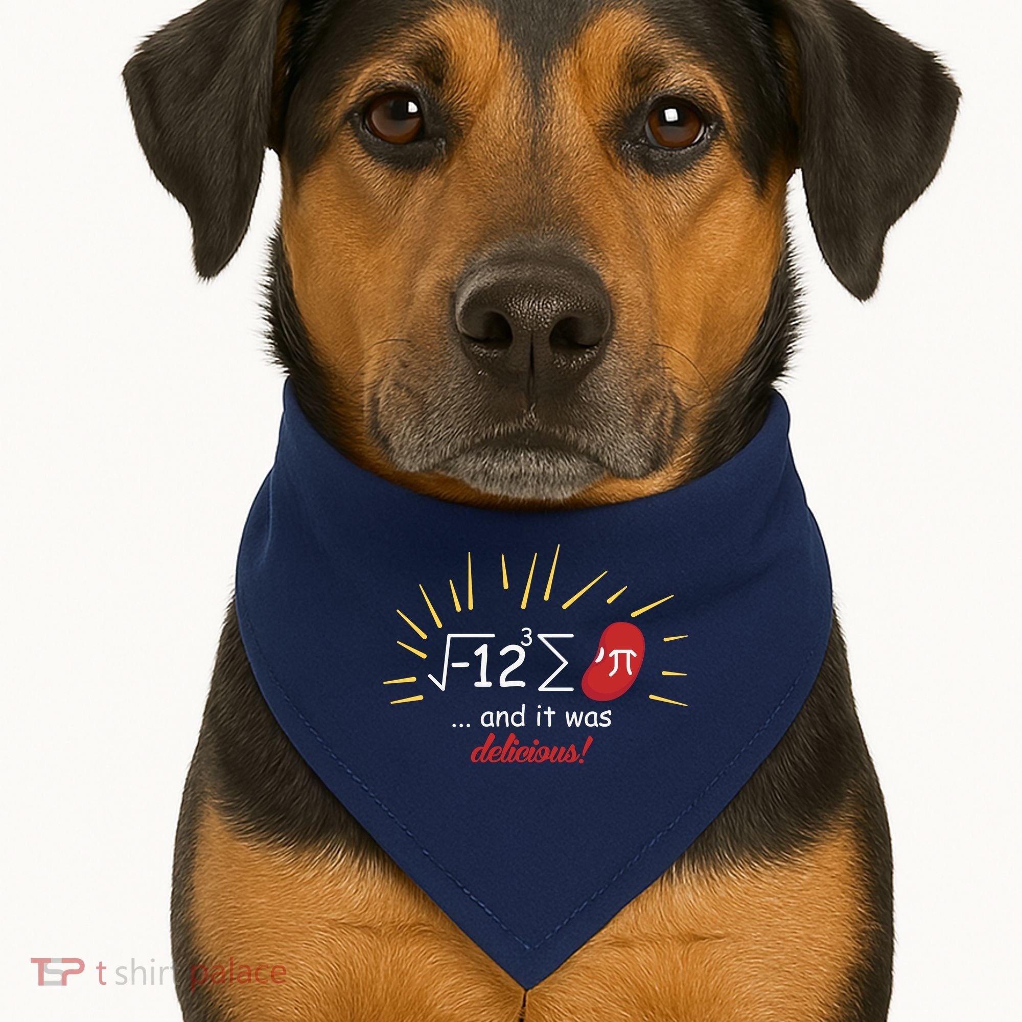 Math Equation Teachers Funny Quote On Them USA-Made Doggie Bandana