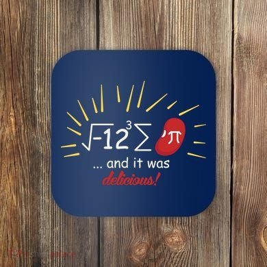Math Equation Teachers Funny Quote On Them Coaster