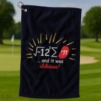 Math Equation Teachers Funny Quote On Them Golf Towel thumb 1
