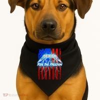 Metal Merica Ride The Freedom USA-Made Doggie Bandana thumb 1