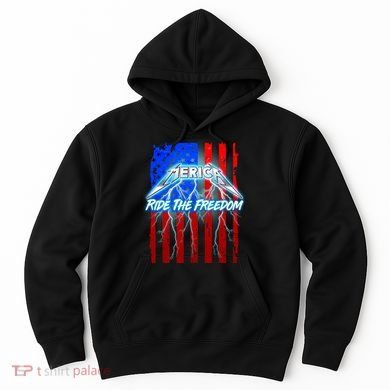Metal Merica Ride The Freedom Hoodie