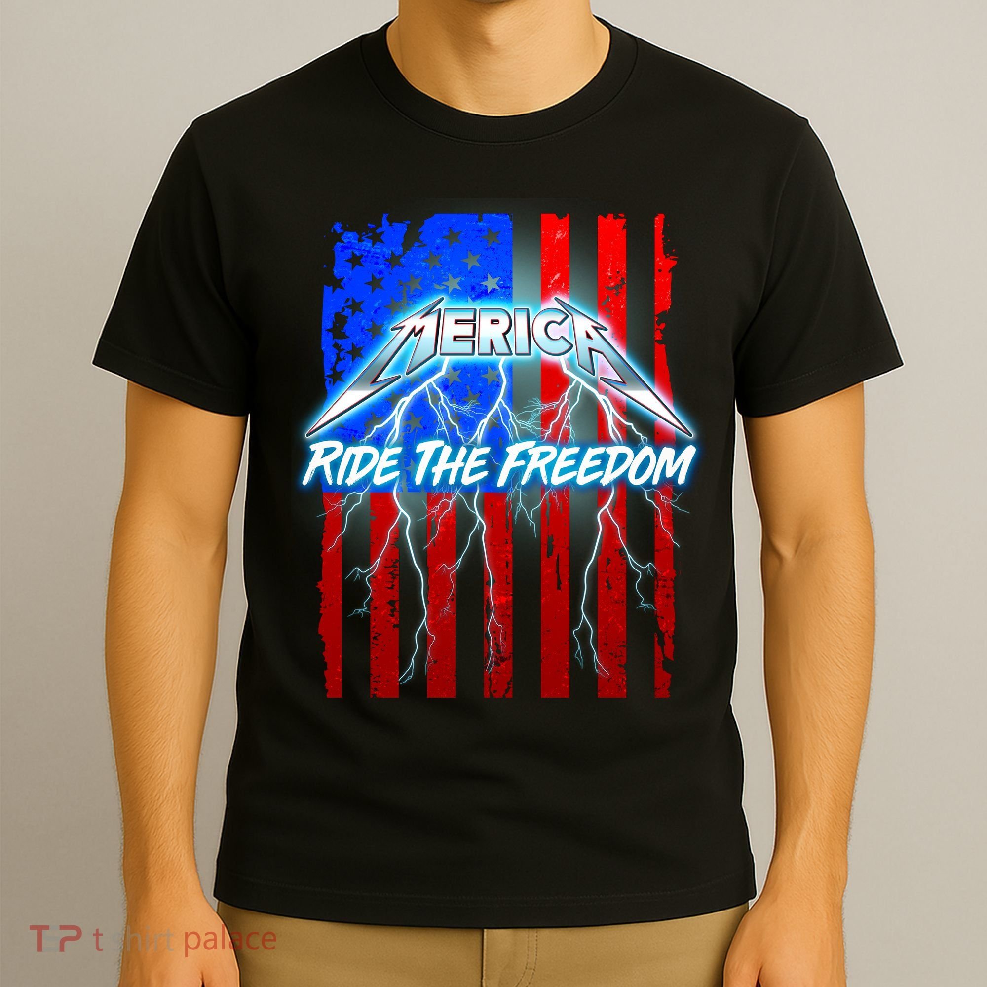 Metal Merica Ride The Freedom T-Shirt
