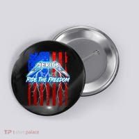 Metal Merica Ride The Freedom Button thumb 0