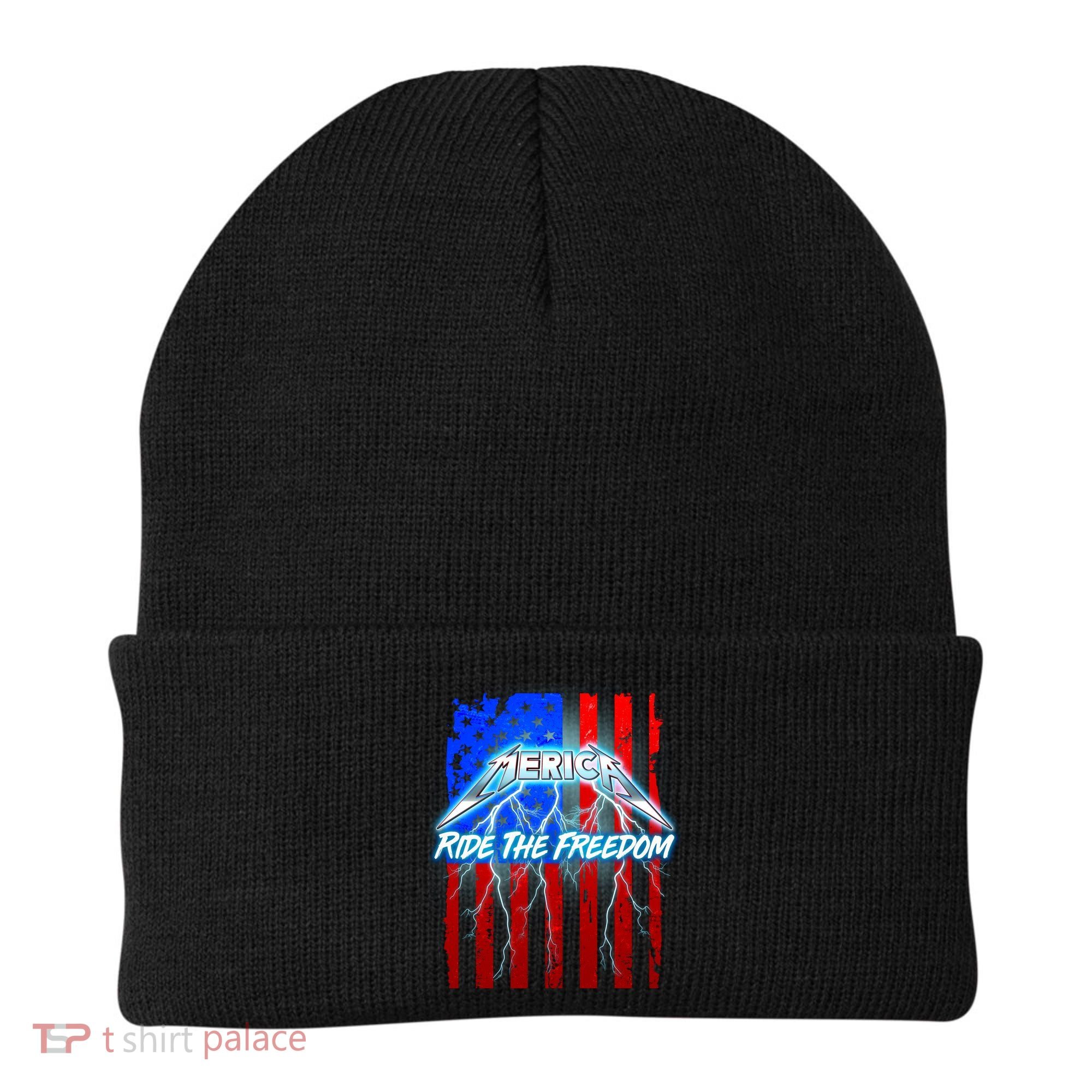 Metal Merica Ride The Freedom Beanie