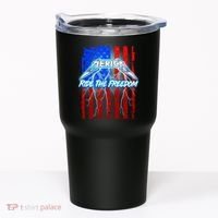 Metal Merica Ride The Freedom Tumbler thumb 0