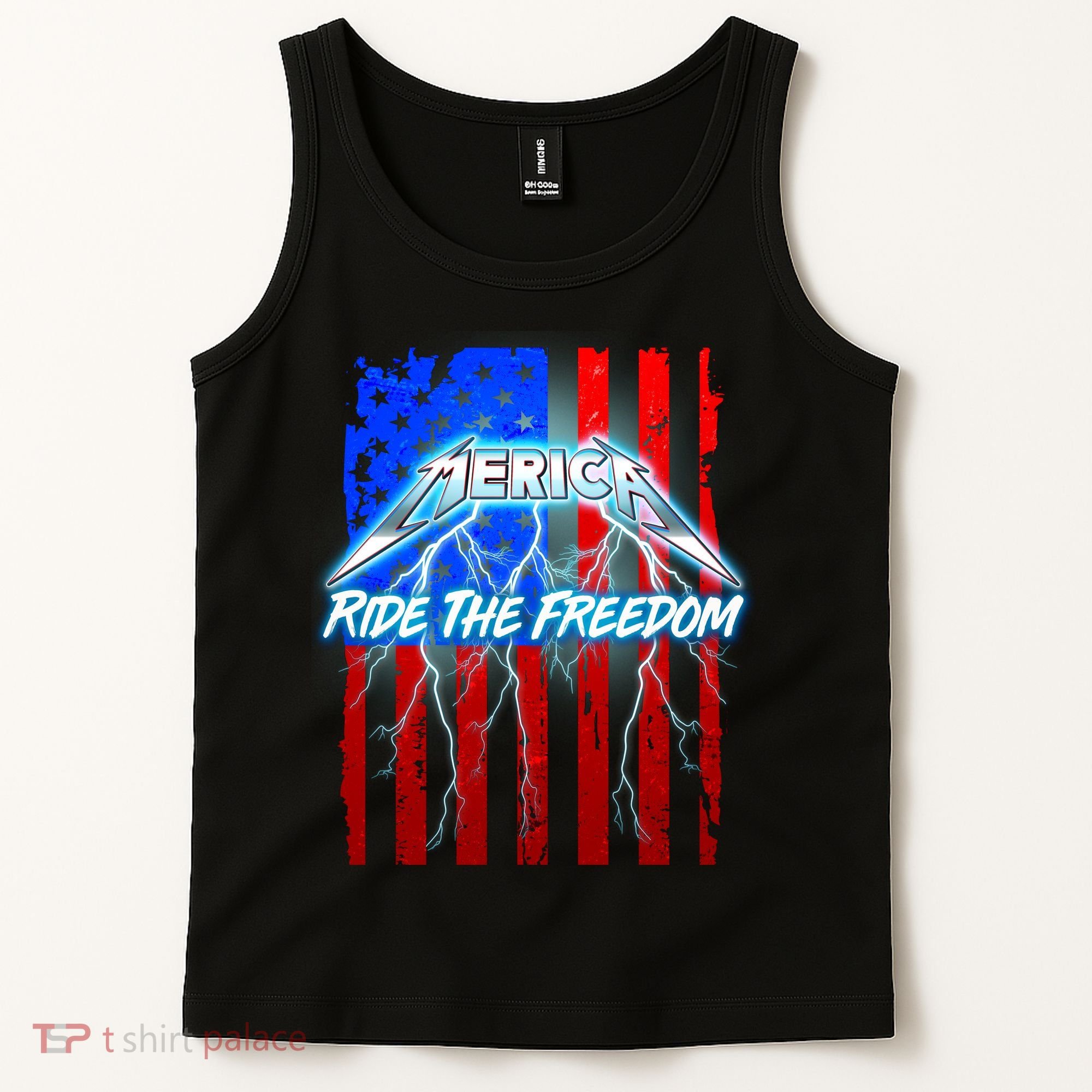 Metal Merica Ride The Freedom Tank Top