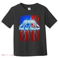 Metal Merica Ride The Freedom Toddler T-Shirt thumb 0