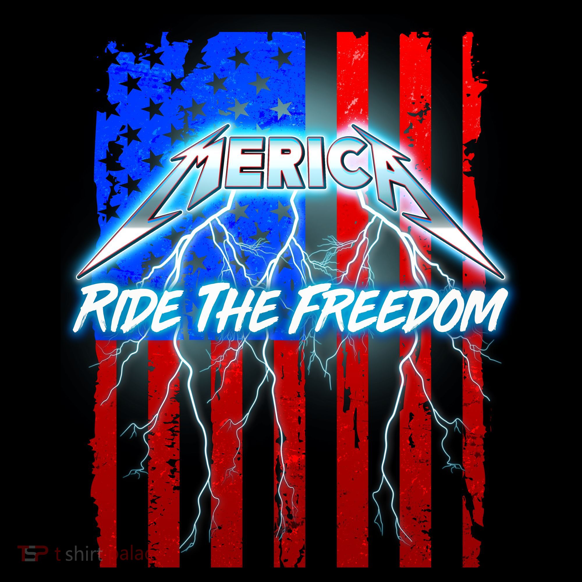 Metal Merica Ride The Freedom Visor