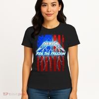 Metal Merica Ride The Freedom Women's T-Shirt thumb 4