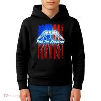 Metal Merica Ride The Freedom Kids Hoodie thumb 4