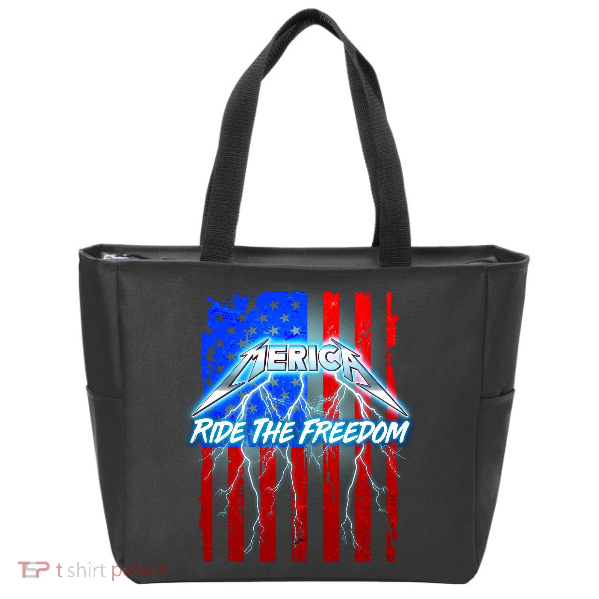 Metal Merica Ride The Freedom Tote Bag