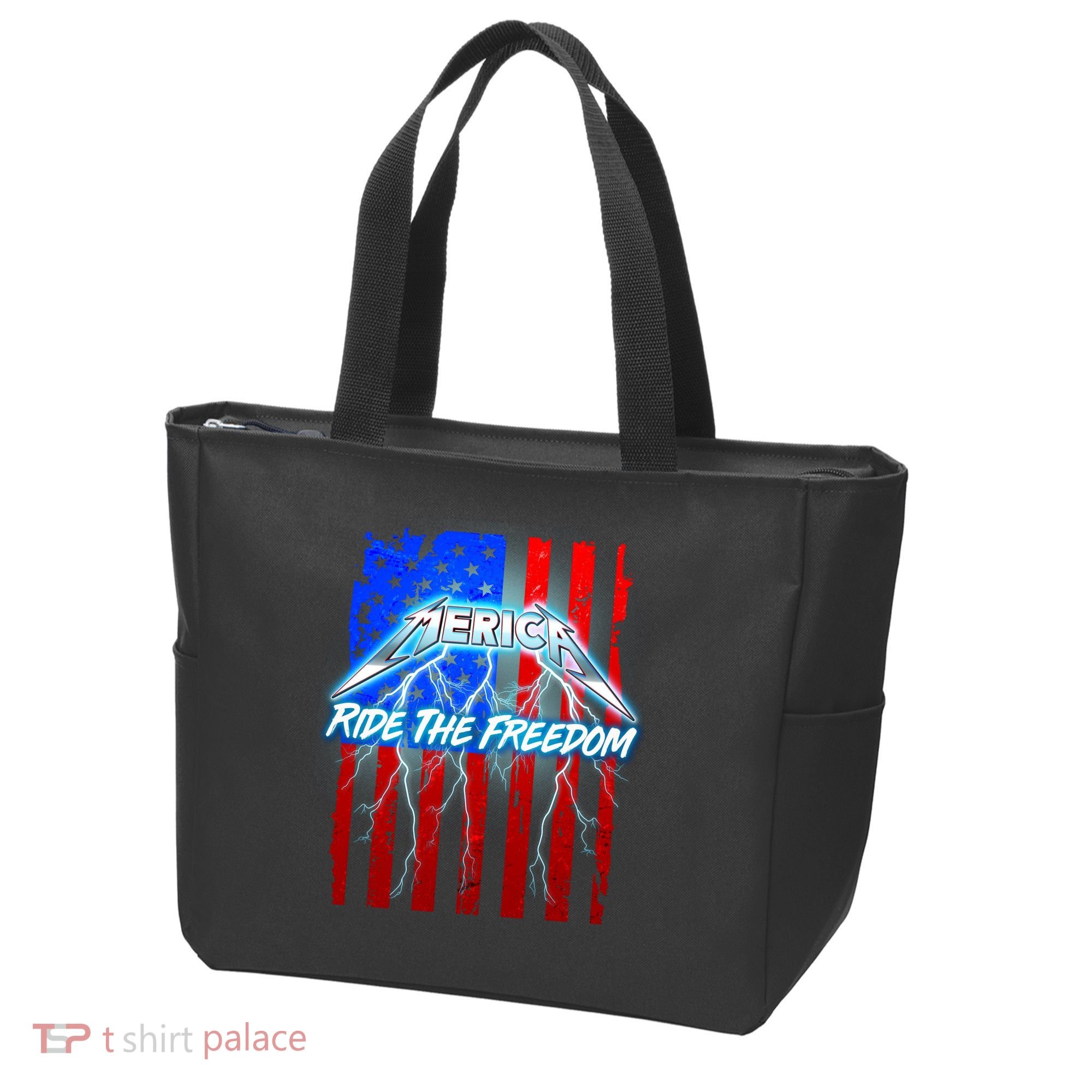 Metal Merica Ride The Freedom Tote Bag