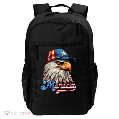 Merica Eagle USA Eagle 4th Of July Patriotic Funny Bald Eagle Backpack