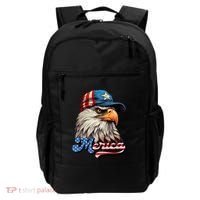 Merica Eagle USA Eagle 4th Of July Patriotic Funny Bald Eagle Backpack thumb 0