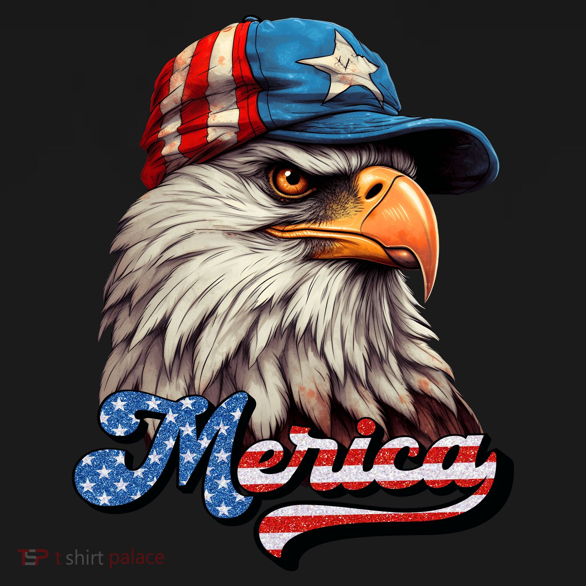 Merica Eagle USA Eagle 4th Of July Patriotic Funny Bald Eagle Backpack