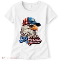 Merica Eagle USA Eagle 4th Of July Patriotic Funny Bald Eagle Women's T-Shirt thumb 0