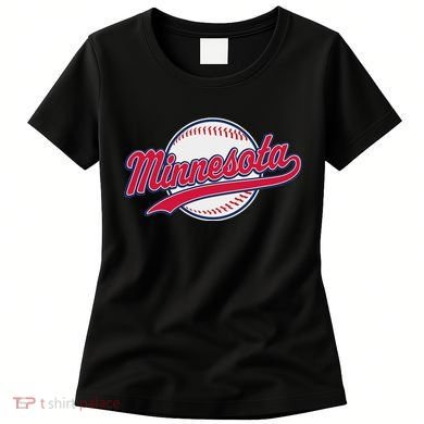 Minnesota Ee Vintage Baseball Hrowback Retro Design Women's T-Shirt