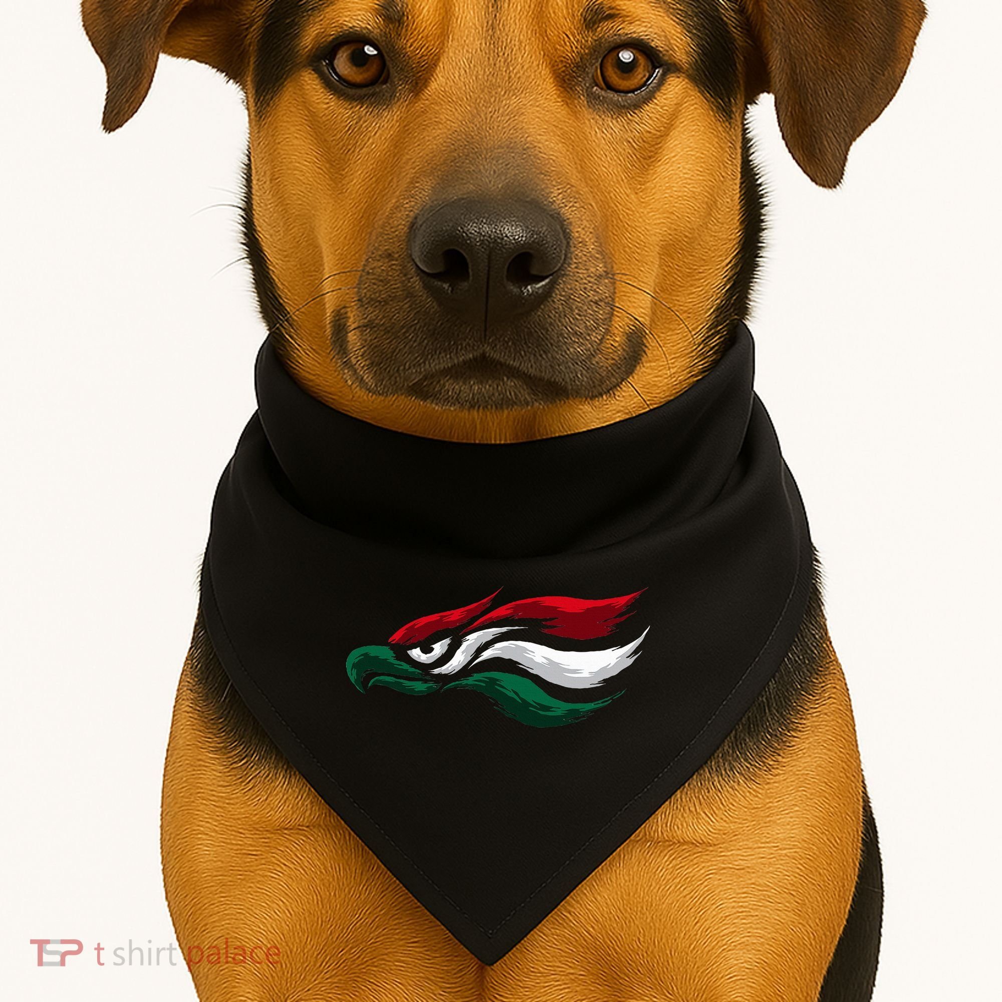 Mexican Eagle With Mexico Flag Hecho En Mexico USA-Made Doggie Bandana