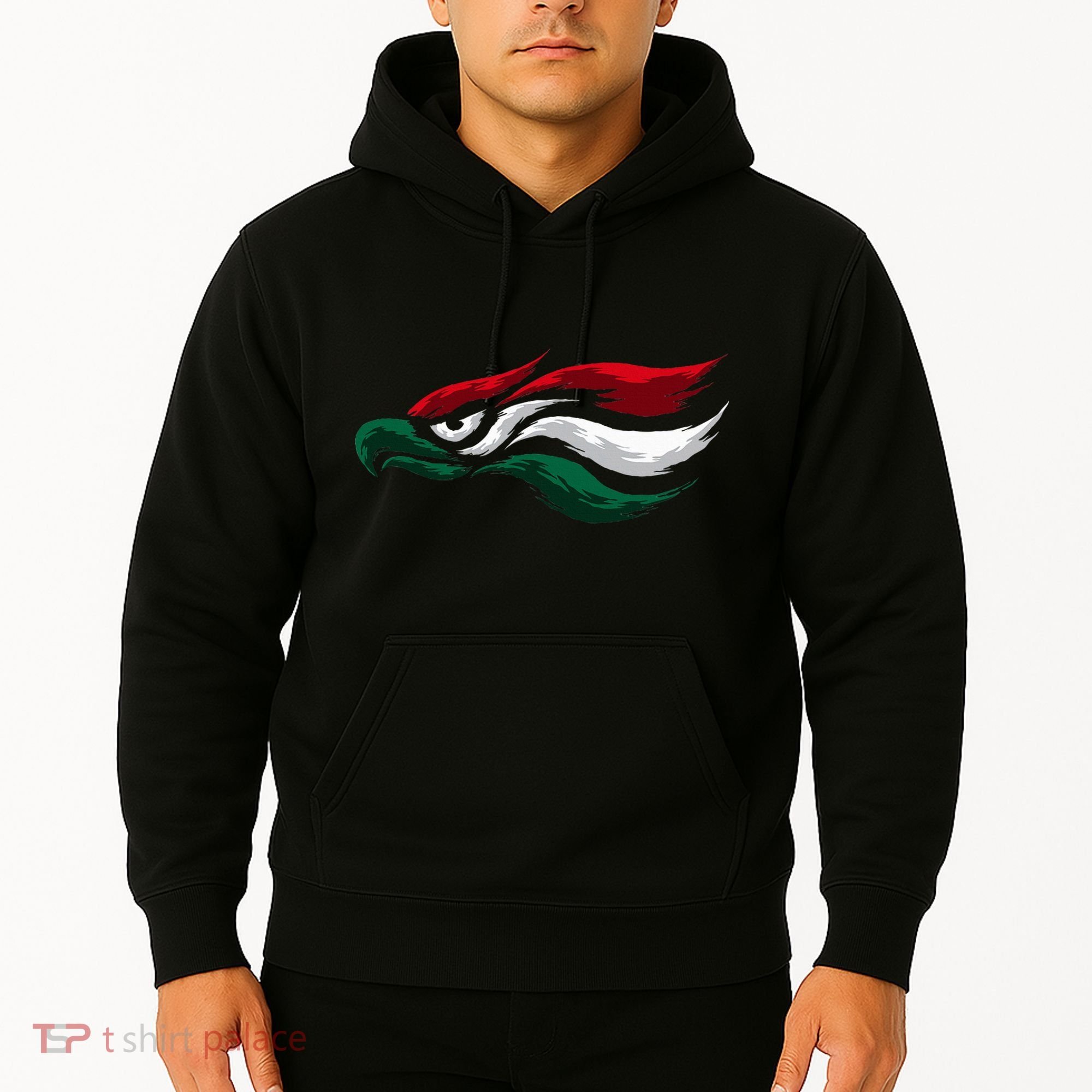 Mexican Eagle With Mexico Flag Hecho En Mexico Hoodie