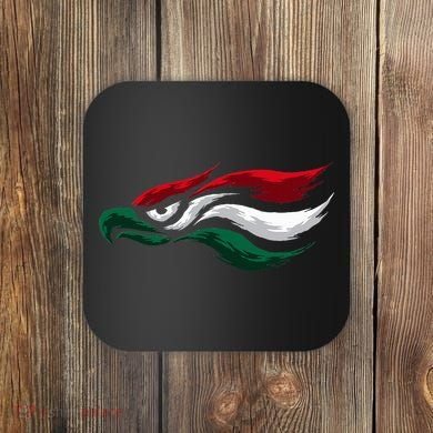 Mexican Eagle With Mexico Flag Hecho En Mexico Coaster
