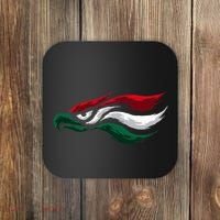 Mexican Eagle With Mexico Flag Hecho En Mexico Coaster thumb 0