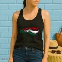 Mexican Eagle With Mexico Flag Hecho En Mexico Women's Tank Top thumb 2