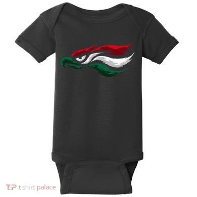 Mexican Eagle With Mexico Flag Hecho En Mexico Baby Bodysuit