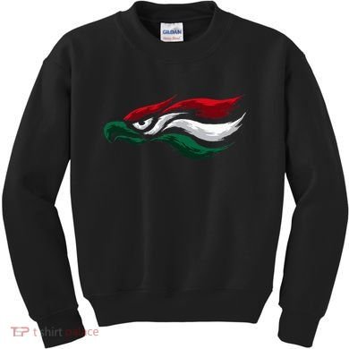 Mexican Eagle With Mexico Flag Hecho En Mexico Kids Sweatshirt