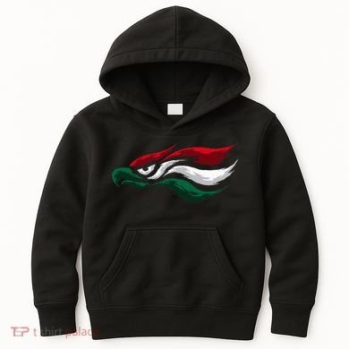 Mexican Eagle With Mexico Flag Hecho En Mexico Kids Hoodie