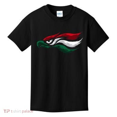 Mexican Eagle With Mexico Flag Hecho En Mexico Kids T-Shirt