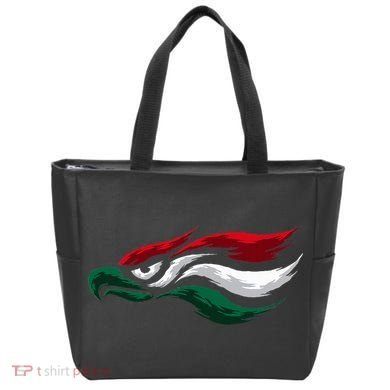 Mexican Eagle With Mexico Flag Hecho En Mexico Tote Bag