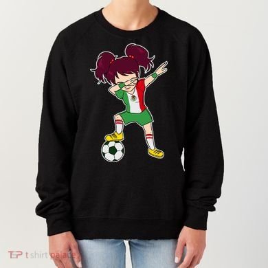 Mexican Dabbing Soccer Gril Mexico Women's Sweatshirt