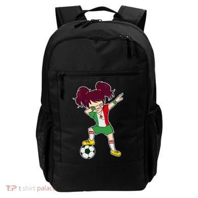 Mexican Dabbing Soccer Gril Mexico Backpack