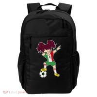 Mexican Dabbing Soccer Gril Mexico Backpack thumb 0