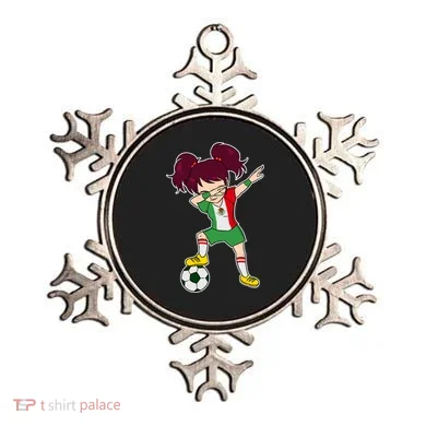 Mexican Dabbing Soccer Gril Mexico Ornament