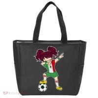 Mexican Dabbing Soccer Gril Mexico Tote Bag thumb 0