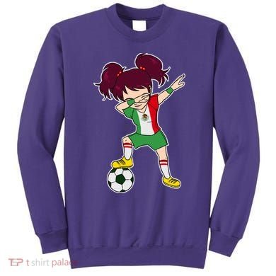 Mexican Dabbing Soccer Gril Mexico Sweatshirt