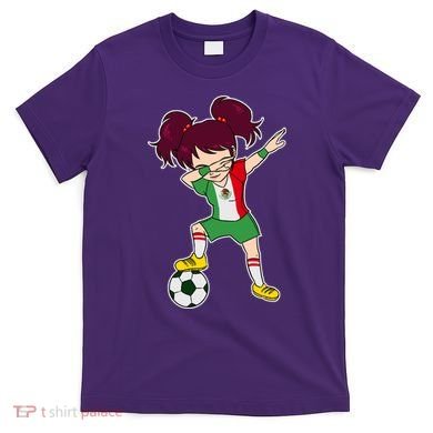 Mexican Dabbing Soccer Gril Mexico T-Shirt
