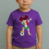 Mexican Dabbing Soccer Gril Mexico Toddler T-Shirt thumb 2
