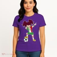 Mexican Dabbing Soccer Gril Mexico Women's T-Shirt thumb 4