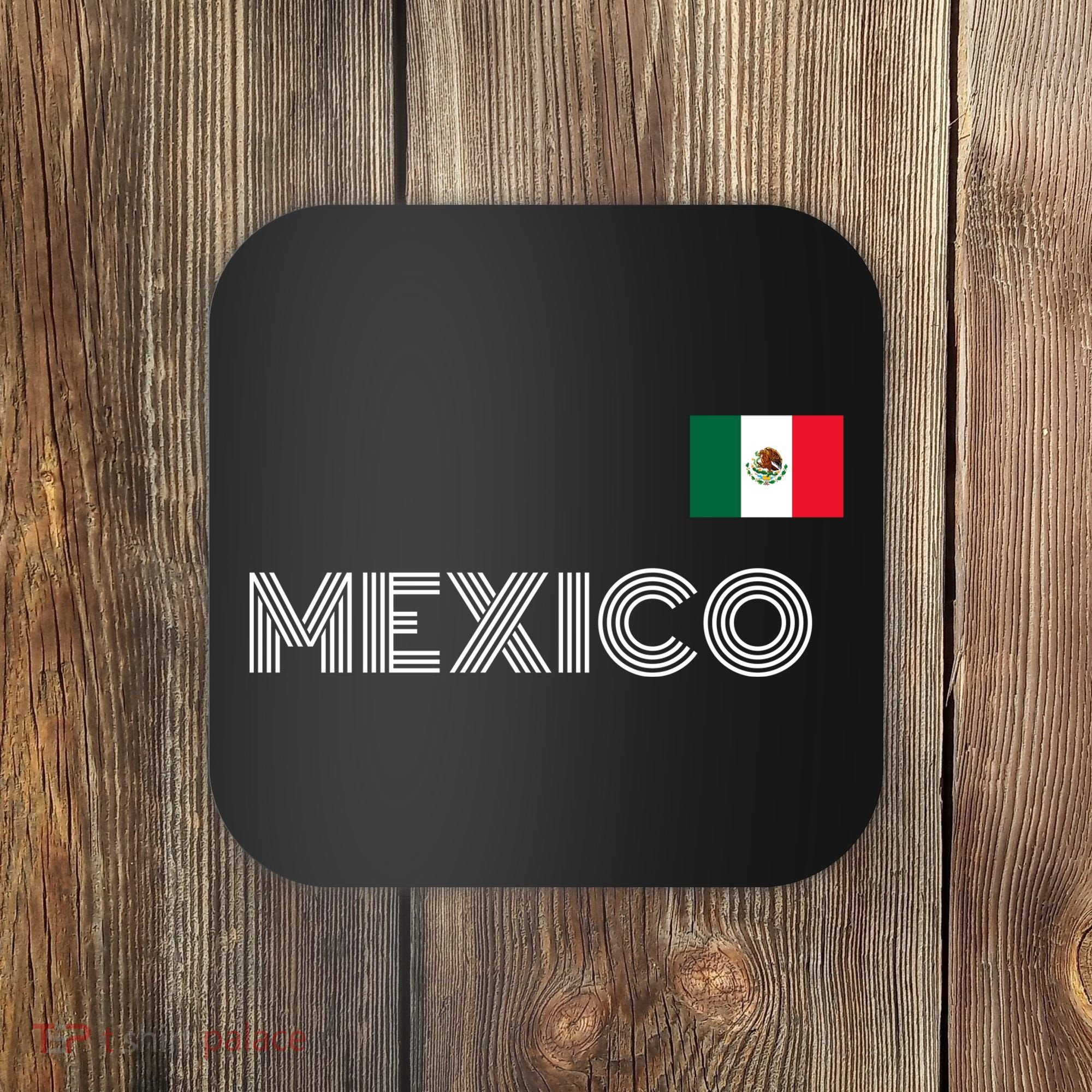 Mexico Country Flag Logo Coaster