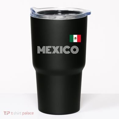 Mexico Country Flag Logo Tumbler