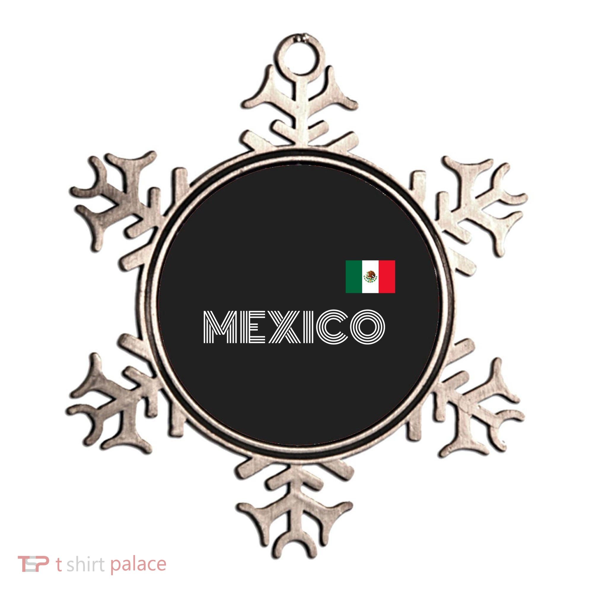Mexico Country Flag Logo Ornament