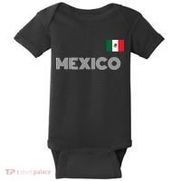 Mexico Country Flag Logo Baby Bodysuit thumb 0
