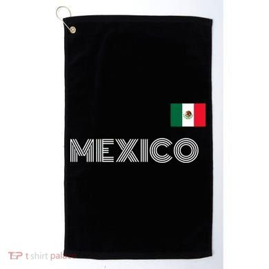 Mexico Country Flag Logo Golf Towel
