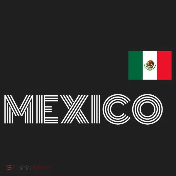 Mexico Country Flag Logo Golf Towel