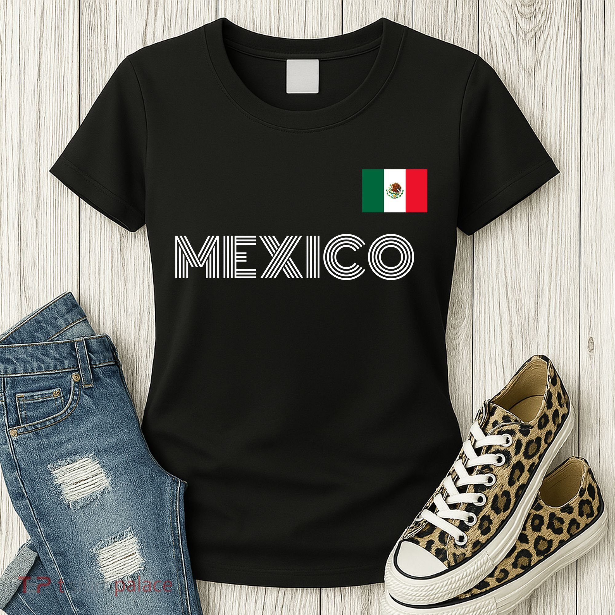 Mexico Country Flag Logo Women's T-Shirt