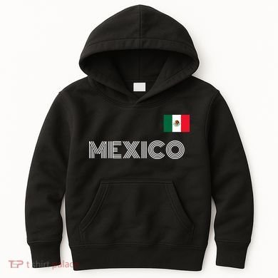 Mexico Country Flag Logo Kids Hoodie