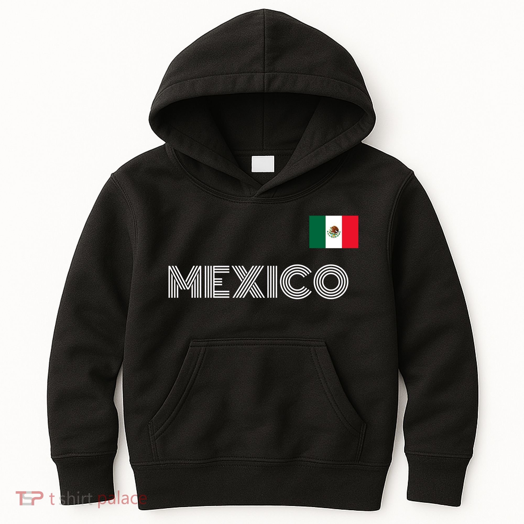 Mexico Country Flag Logo Kids Hoodie